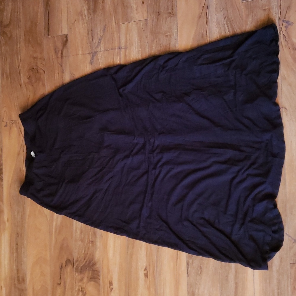 American Eagle Outfitters AE jersey maxi skirt black